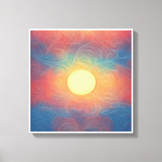Image imprimée sur toile pour de belles couleurs, 