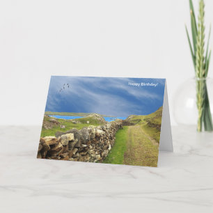 Image irlandaise pour carte de voeux d'anniversair