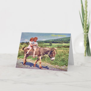 Image irlandaise pour carte de voeux d'anniversair
