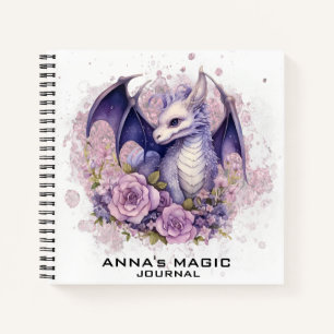 *~* Image Law Attraction Niedlich Baby Dragon AP85 Notizbuch