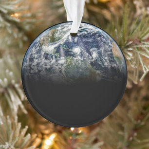 Image Mosaïque De La Planète Terre Avec 3 Ouragans