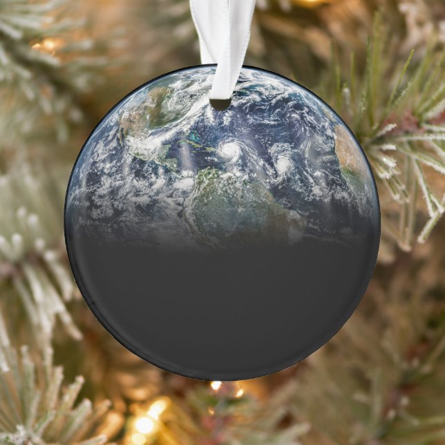 Image Mosaïque De La Planète Terre Avec 3 Ouragans (Arbre)