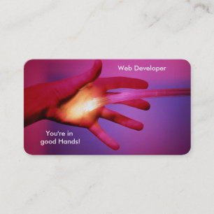 Image optique fibre optique pour carte de visite