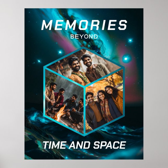 Image spatiale Collage dans une affiche 3D (Devant)