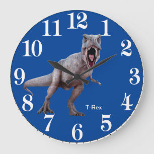 Image T-Rex pour horloge murale acrylique