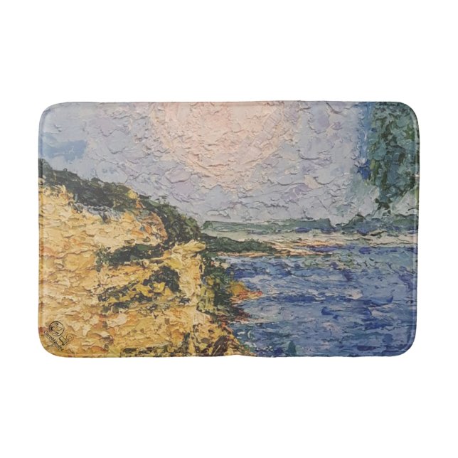 Imagen de mi obra arte Amanecer Badematte (Vorderseite)