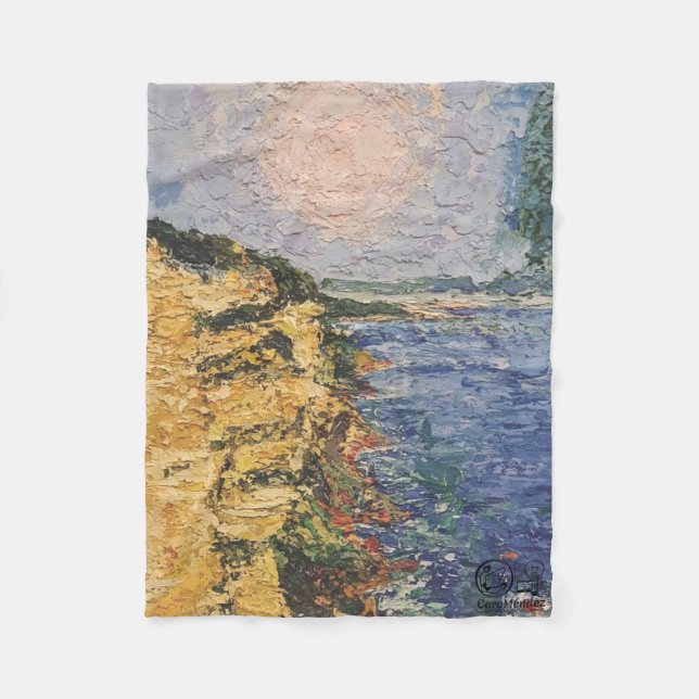 Imagen de mi obra arte Amanecer Fleecedecke (Vorderseite)