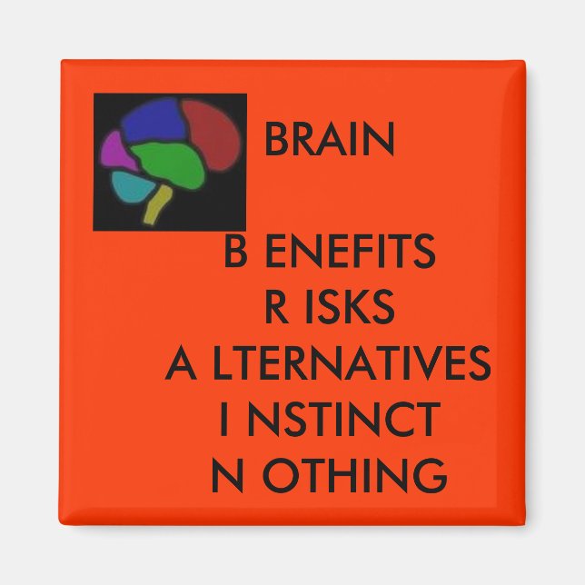 images-9, BRAIN B ENEFITSR ISKSA LTERNATIVESI N... Magnet (Vorne)