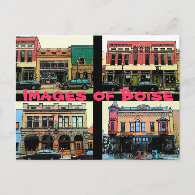 Images de carte postale Boise (Devant)