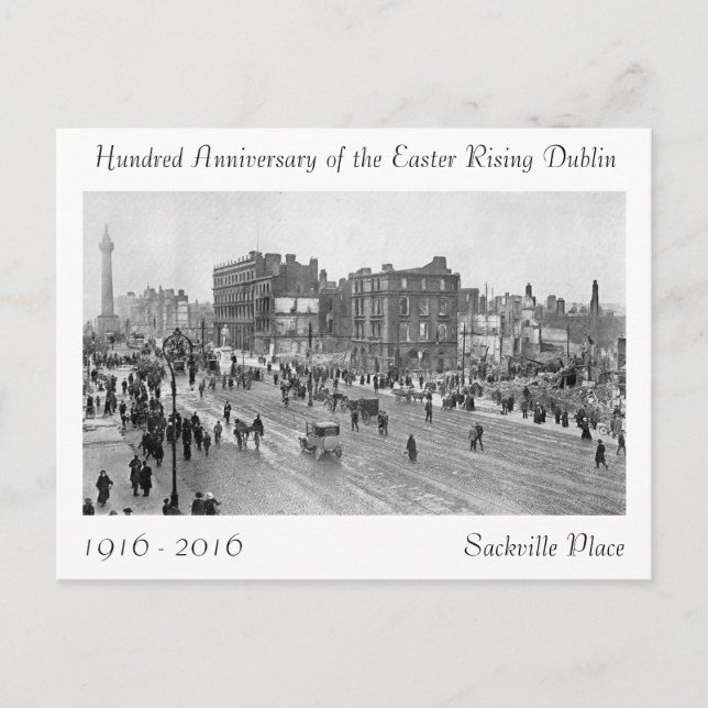images du soulèvement de Pâques 1916 pour carte po (Devant)