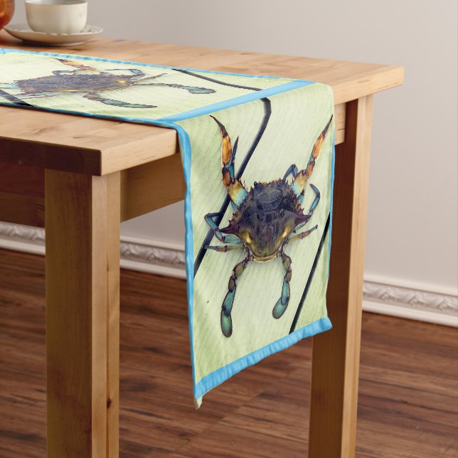 ImagesByMJ Florida Crab Table Runner Kurzer Tischläufer (Beispiel)