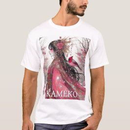 Imaginaire Anime Manga Girl Kameko Tshirt Personna