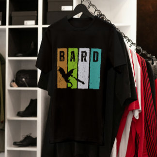 Imaginaire Bard Dungeon Jeu de rôle T-shirt Grunge