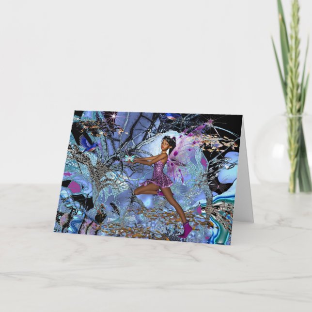 Imaginaire carte Art Purple Fairy (Devant)