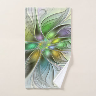 Imaginaire coloré Fleur moderne Abstrait Fractal