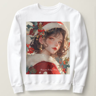 Imaginaire de Noël : Femme romantique Sweatshirt d