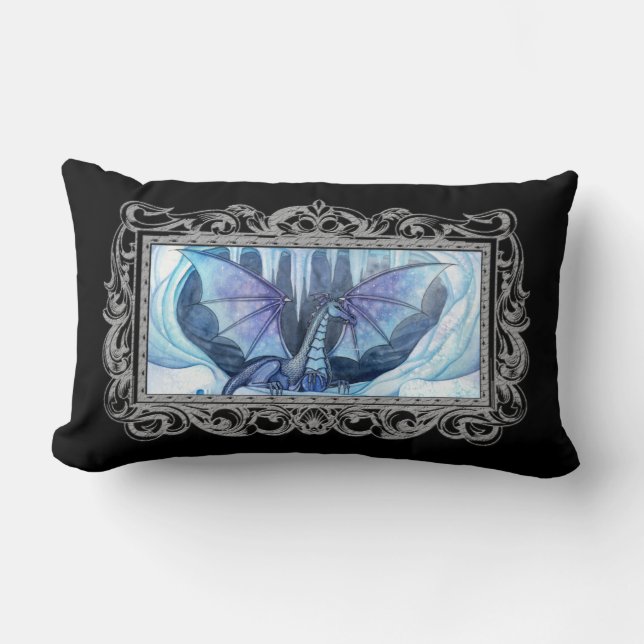 Imaginaire Dragon de glace Oreiller (Recto)