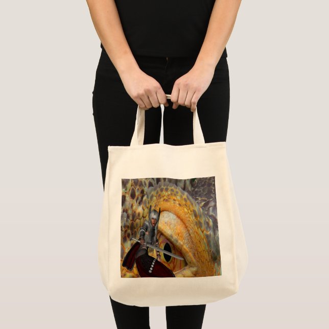 Imaginaire Dragon Folk Tale Grand Sac fourre-tout (Devant (produit))