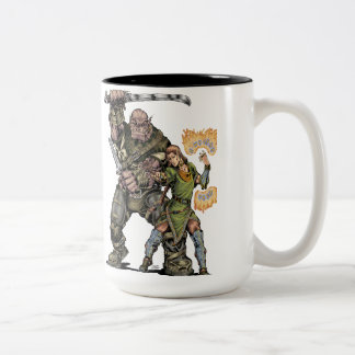 Imaginaire Elf et tasse d'ogre