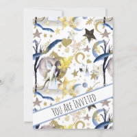 *~ Imaginaire Fairy Stars Baby shower Invitation