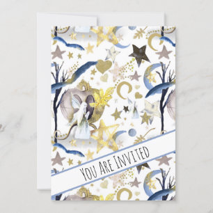 *~ Imaginaire Fairy Stars Baby shower Invitation