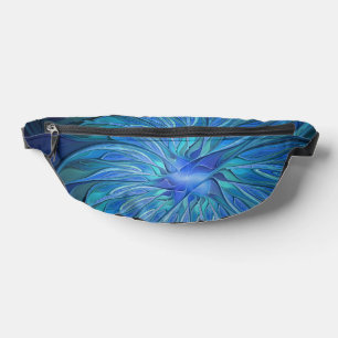 Imaginaire Fleur Bleue Motif, Art Fractal Abstrait