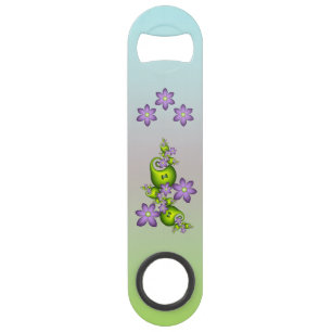 Imaginaire Floral Fleurs Lilac Formes vertes Fract