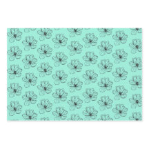 Imaginaire floral Papier d'emballage transparent