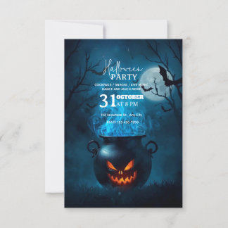 Imaginaire foncé Invitation de la fête d'Halloween