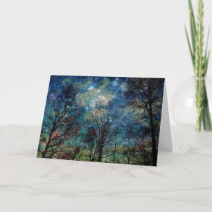 Imaginaire Forest Nature Arbres Carte de voeux