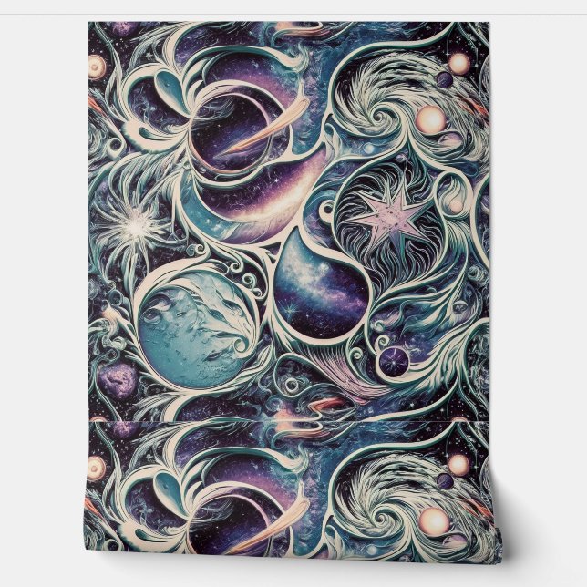 Imaginaire Galaxy Décor Mur Pas Simples Design (Déroulement)