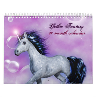 Imaginaire gothique 2012 Calendrier des 24 mois