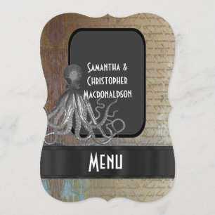 Imaginaire moderne steampunk cosplay menu mariage