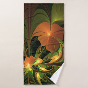 Imaginaire Plante Abstrait rouille verte Brown fra