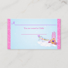 Imaginaire rose Fairy Tale Réception Carte Place