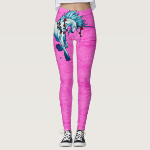 Imaginaire Unicorne tendance sur Leggings Grunge R