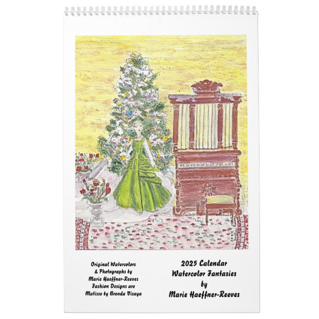 Imaginaires d'aquarelle par calendrier MHHR 2025 (Protection)