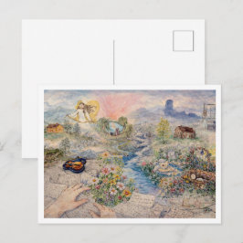 Imaginäre Landschaft Postkarte