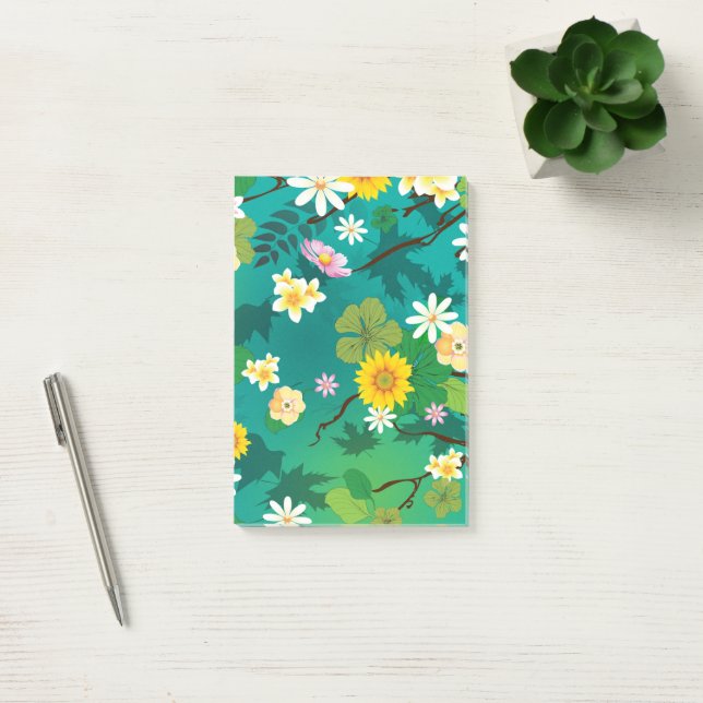Imaginärer Dschungel 1 Post-it Klebezettel (Büro)