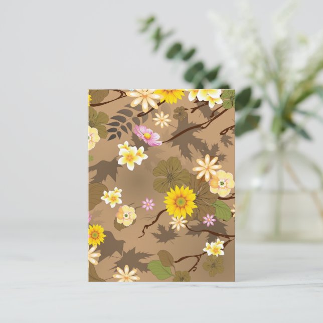 Imaginärer Dschungel 2 Postkarte (Stehend Vorderseite)