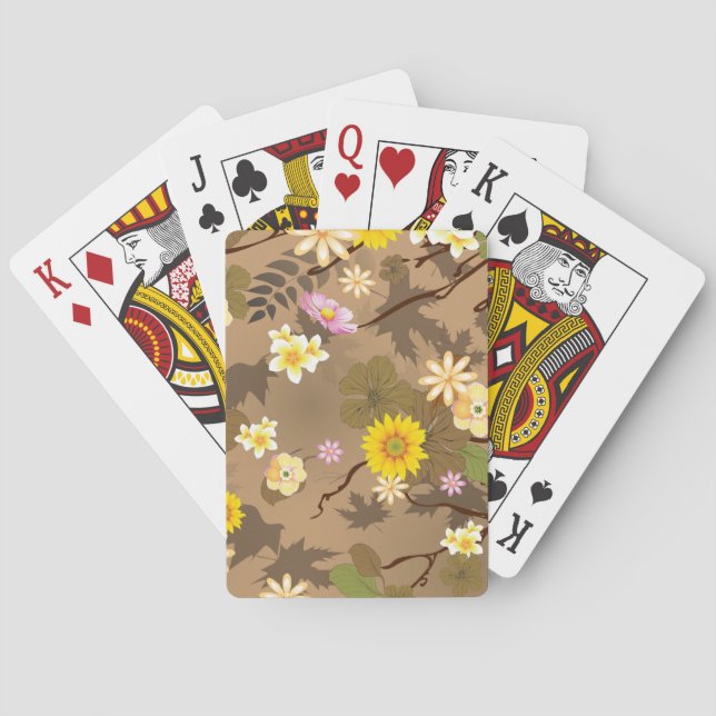 Imaginärer Dschungel 2 Spielkarten (Rückseite)