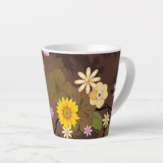 Imaginärer Dschungel 3 Milchtasse (Rechte Ecke)