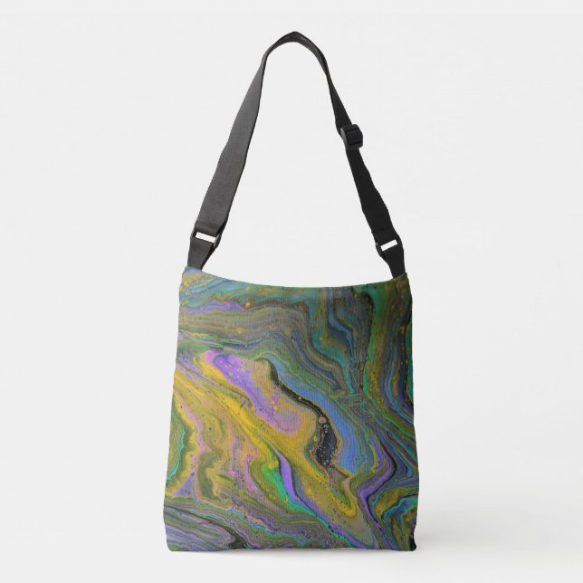 Imagination 2 Vibrant Geode Abstract Tote Bag (Devant)