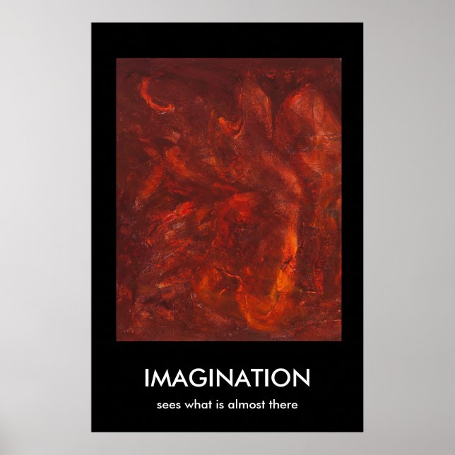 IMAGINATION, sieht, was fast da ist Poster (Vorne)