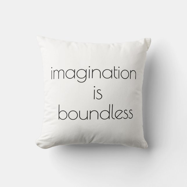 Imagination Throw Kissen (Vorderseite)