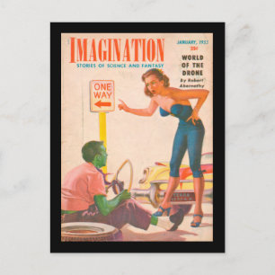 Imagination v06 n01 (1955-01.Greenleaf)_Pulp Art Postkarte