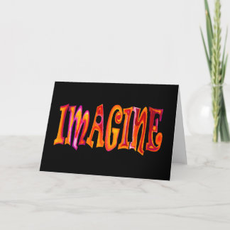 Imagine Greeting Card Karte