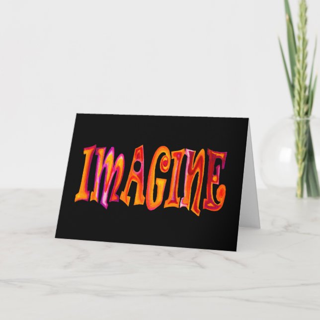 Imagine Greeting Card Karte (Vorderseite)