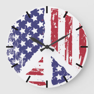 Imagine Peace Acrylic Wall Clock Große Wanduhr
