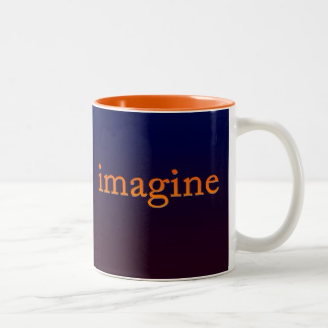 Imagines Glühen Zweifarbige Tasse (Rechts)